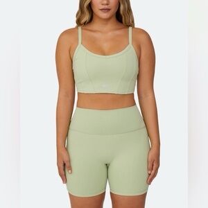 SETACTIVE LUXFORM® BRA + BIKER SHORTS - GIADA GREEN
